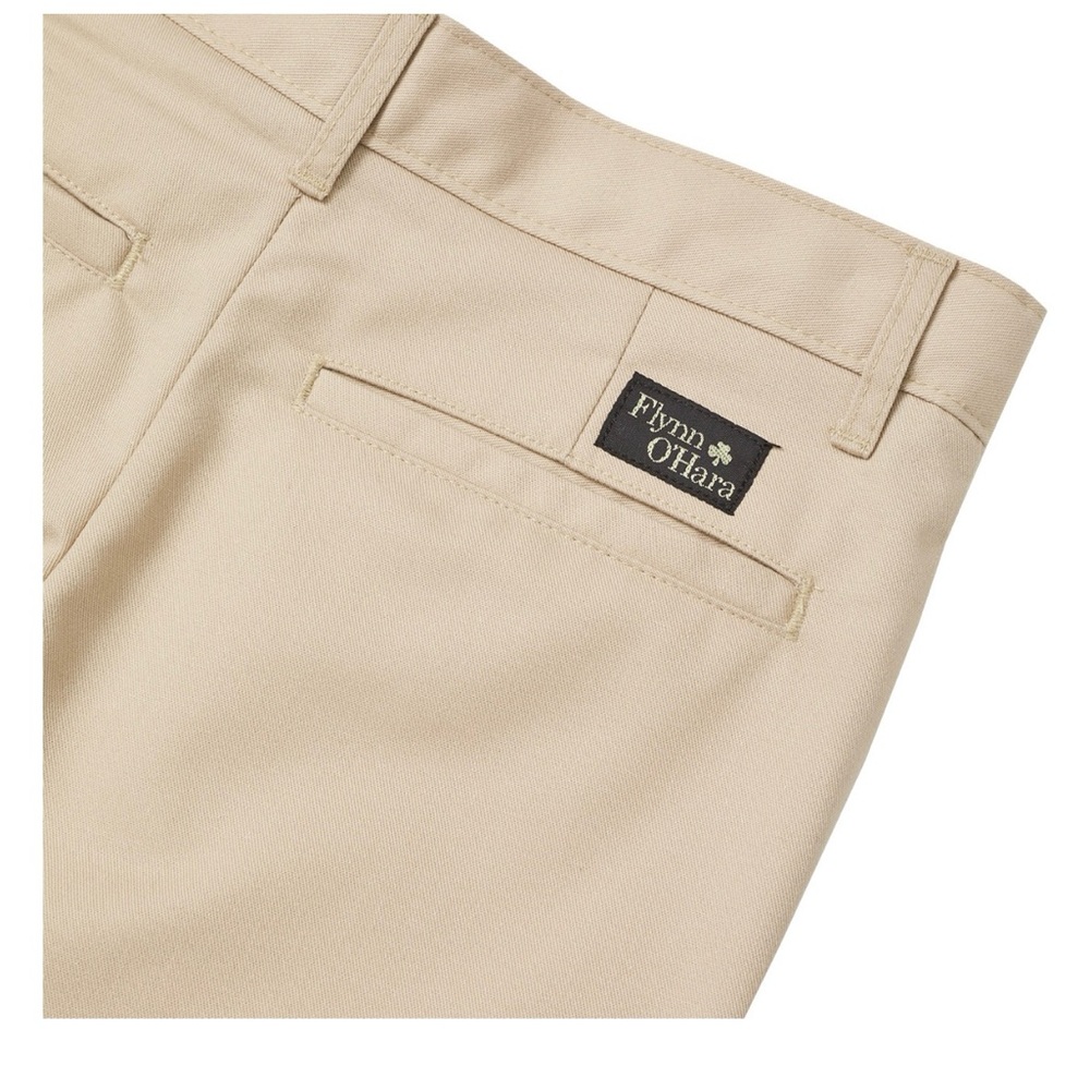 NWOT Flynn O’Hara Khaki Uniform Boy’s Twill Walking Shorts size 5R. - Picture 3 of 5